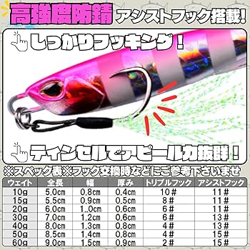 メタルジグ　17本まとめ売り 71OFu5vzynL._AC_UL210_SR210,